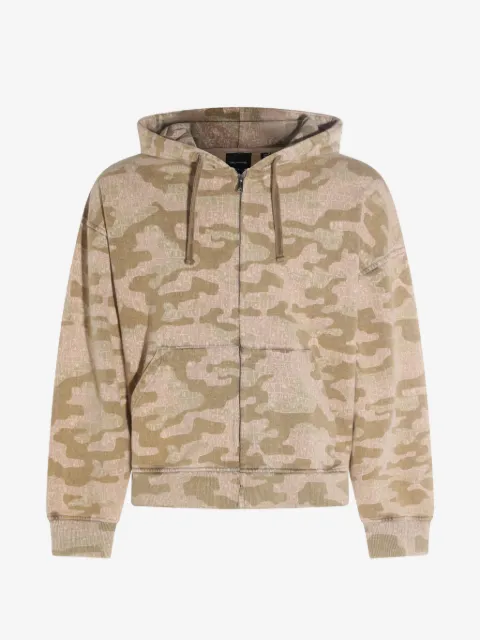 Daily Paper sudadera con capucha y estampado militar