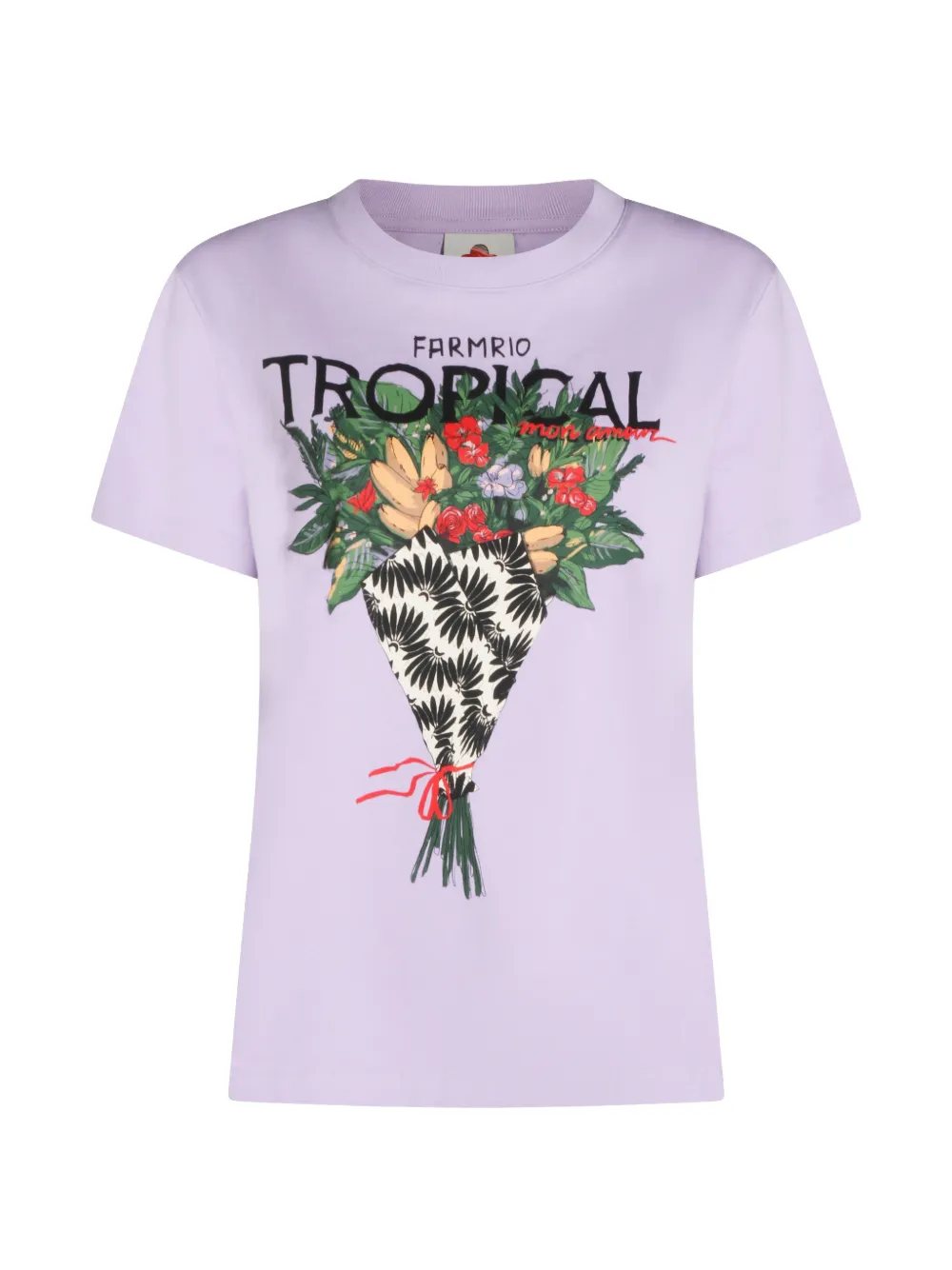 FARM Rio floral print T-shirt - Viola