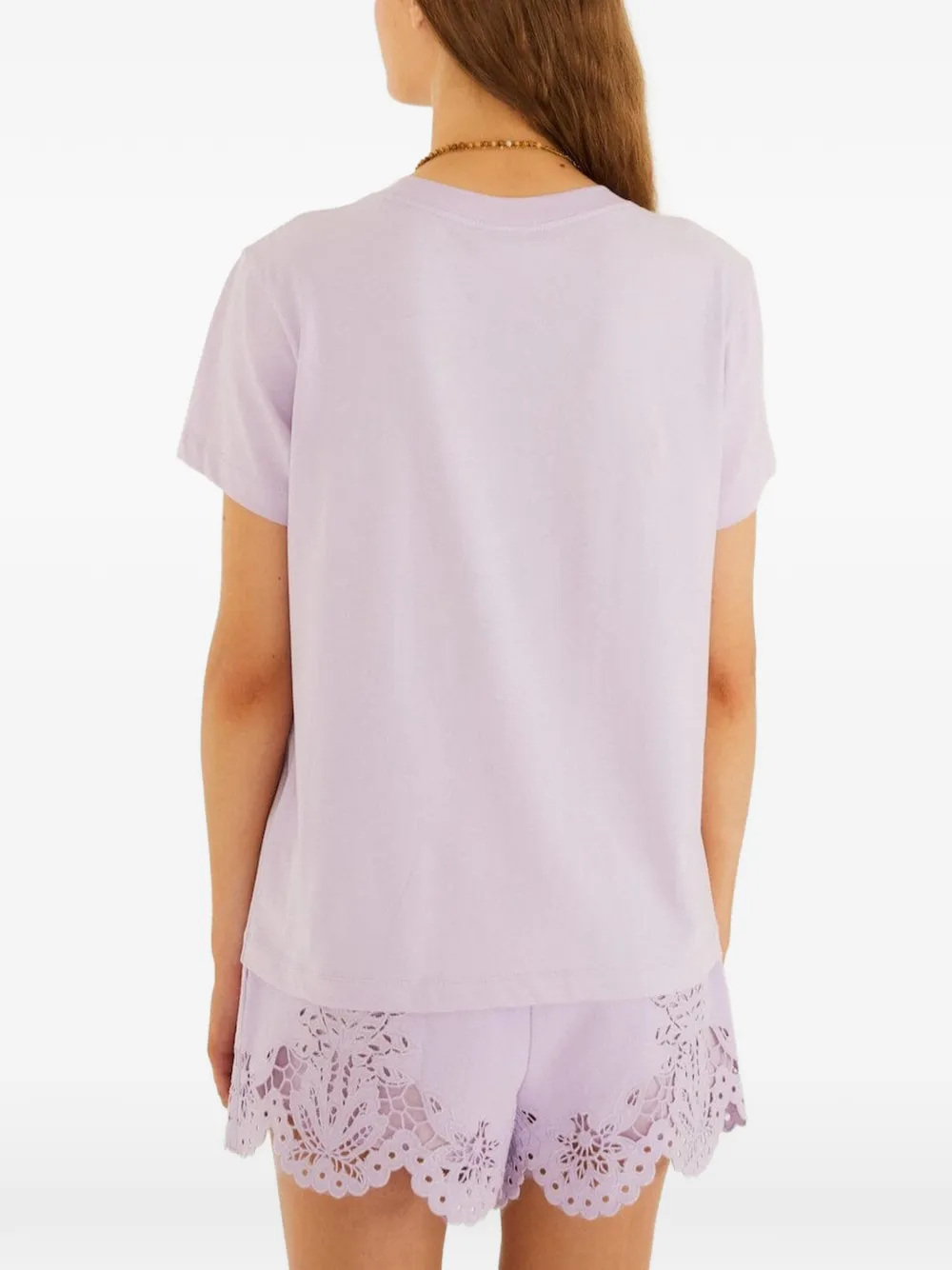 FARM Rio T-shirt met bloemenprint Paars
