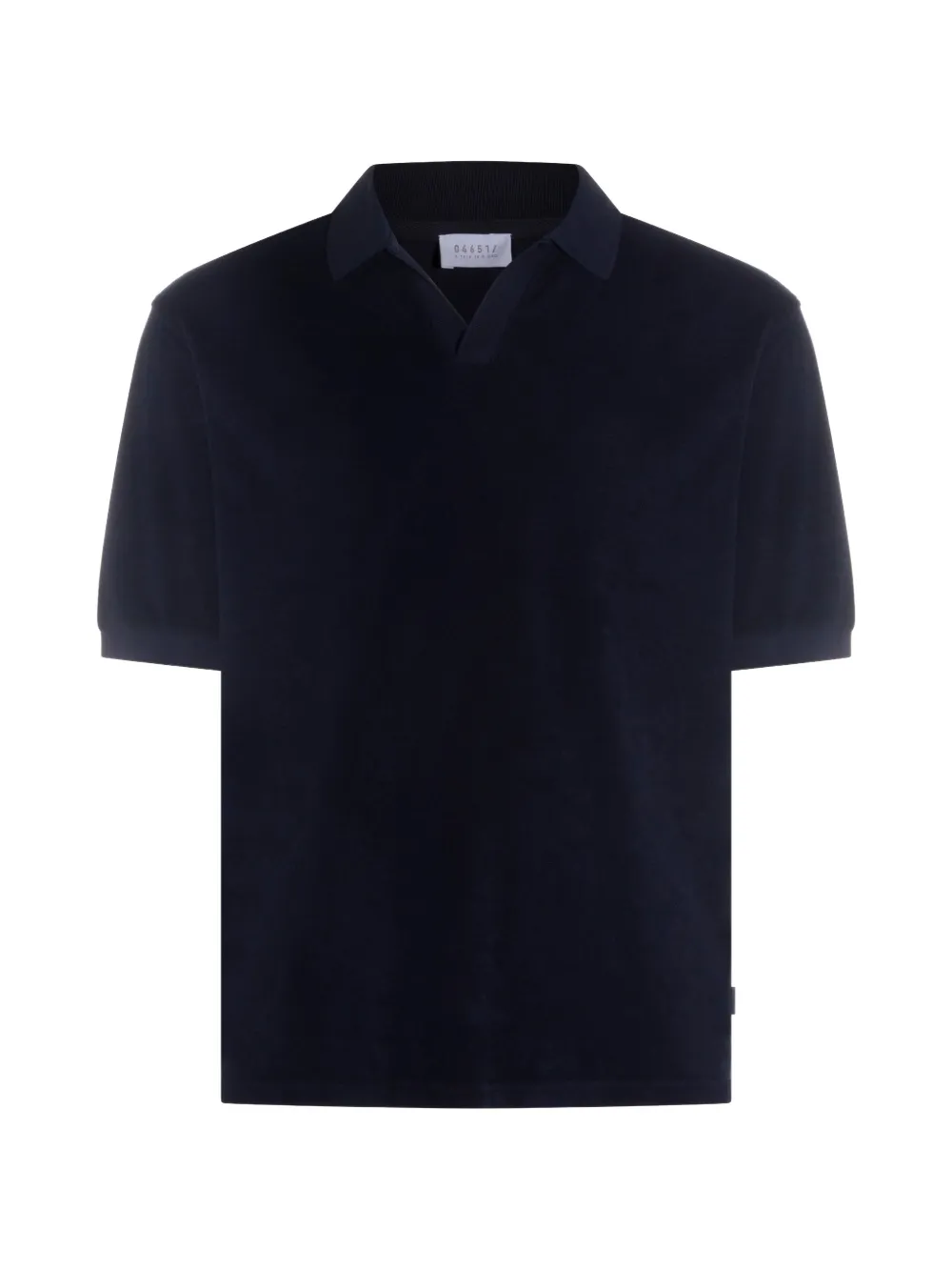 04651 / A TRIP IN A BAG Terry Johnny short sleeve polo shirt - Blu