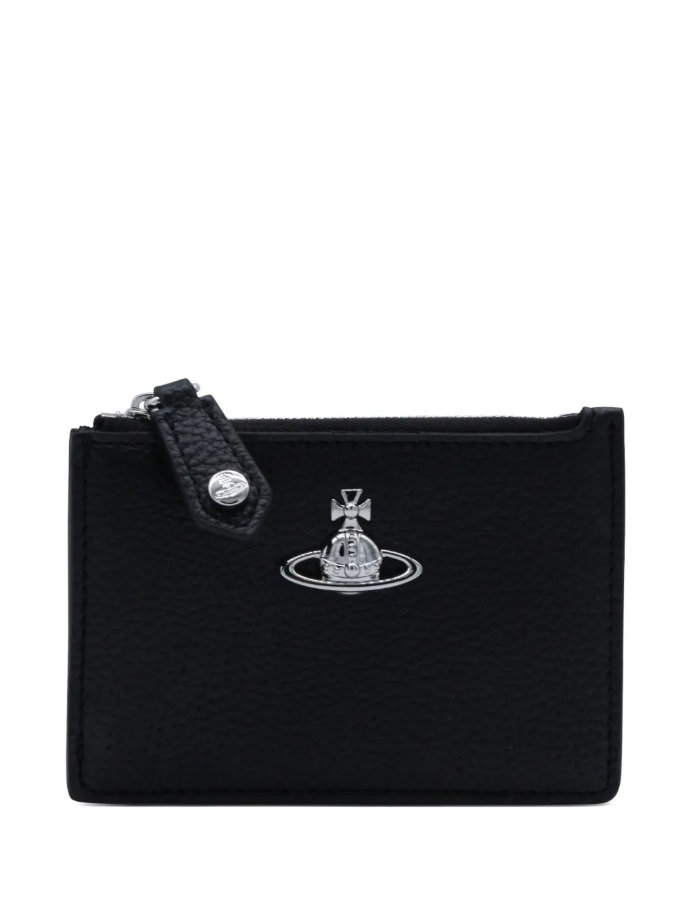 Vivienne Westwood zip plaque wallet - Nero