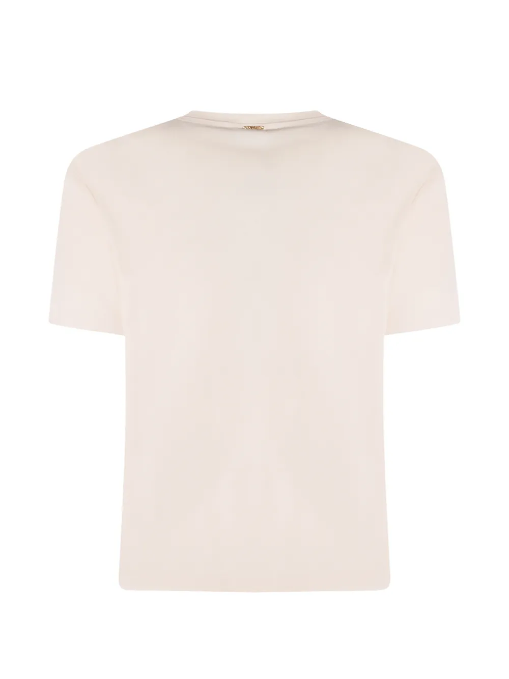  Twinset Floral Appliqué T-shirt - Neutrals 