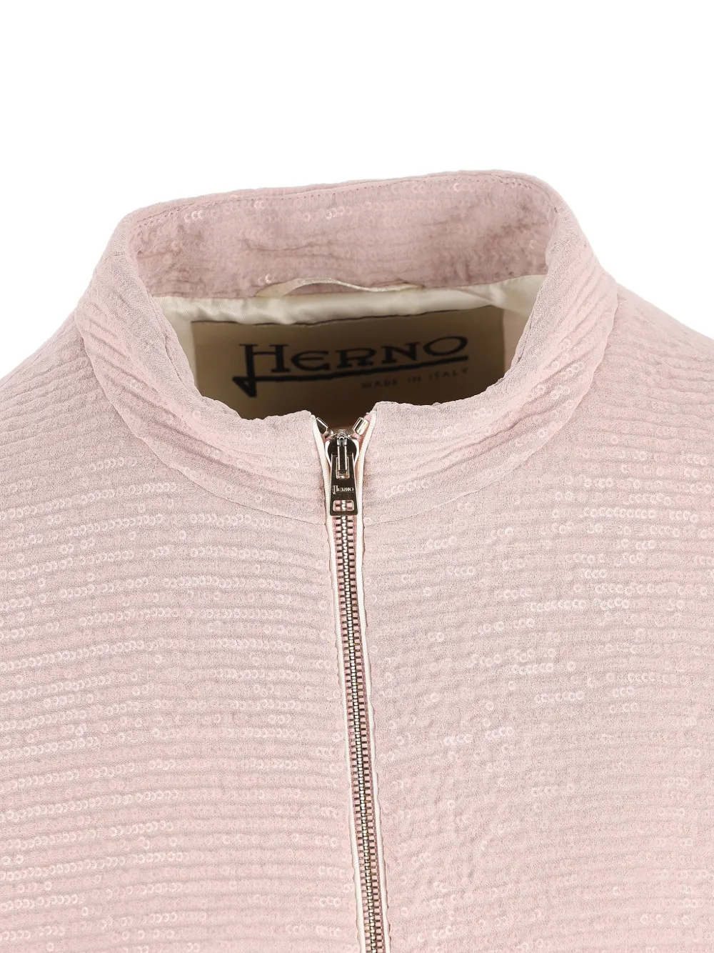Herno Jack verfraaid met pailletten Roze
