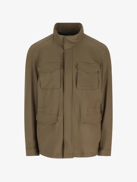 Herno flap-pocket jacket
