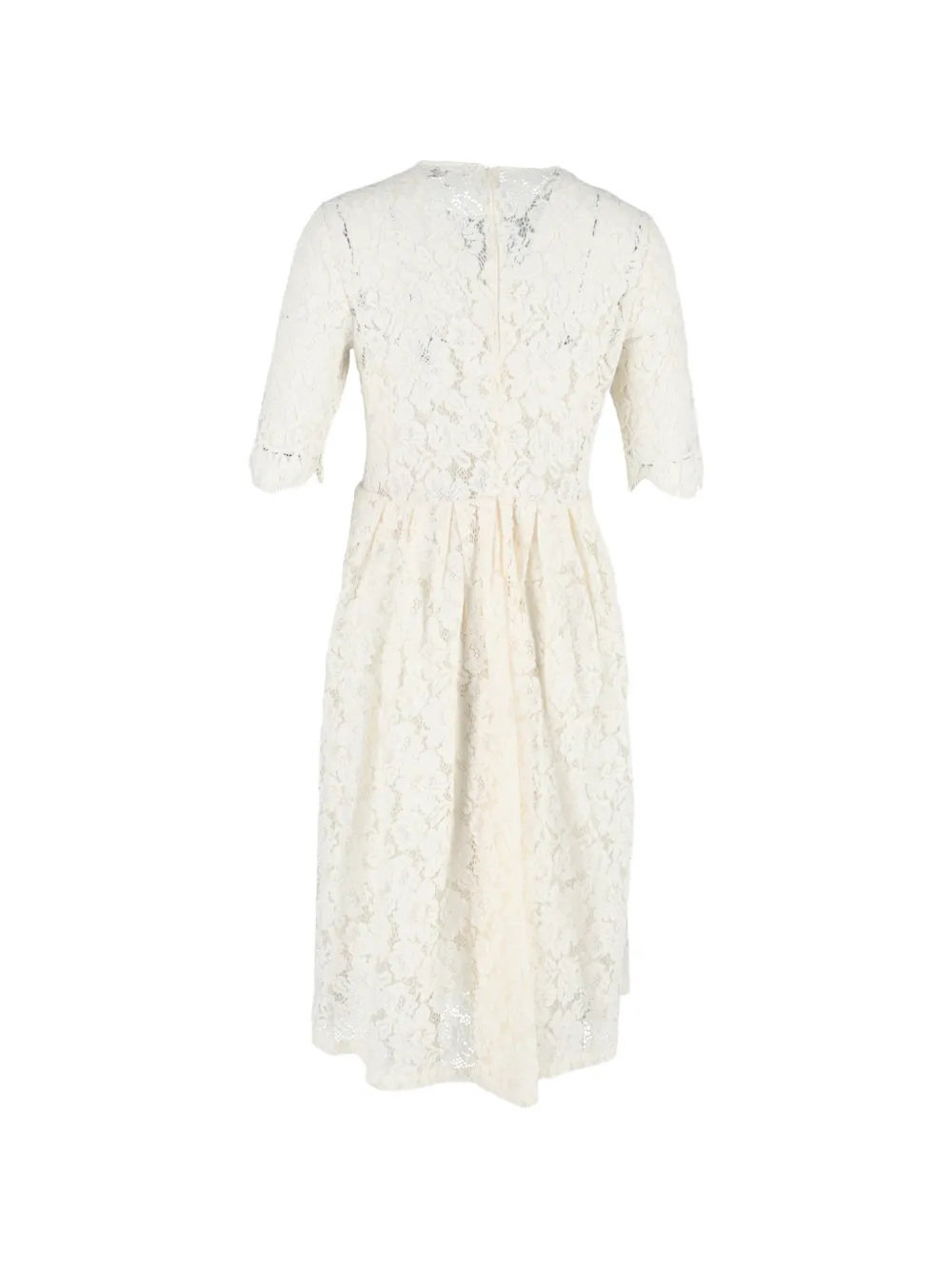 Lace-Detailed Midi Dress