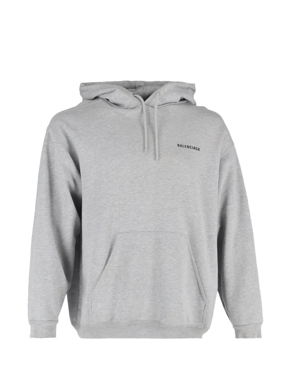 Balenciaga Pre-Owned 2018 logo-print hoodie – Grey