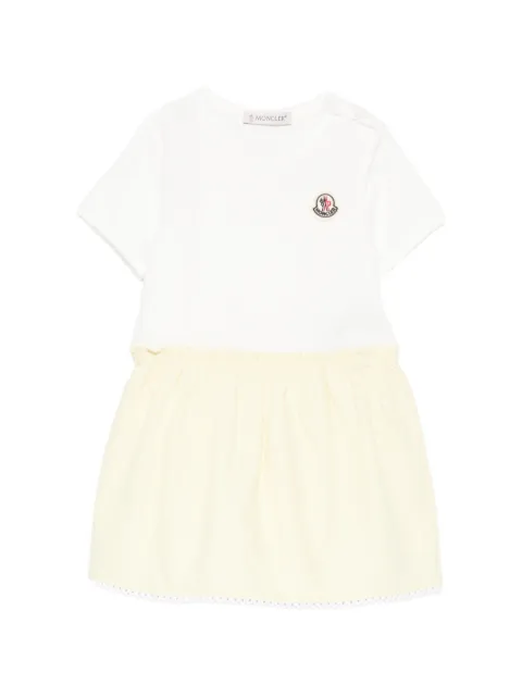 Moncler Enfant vestido de algodón