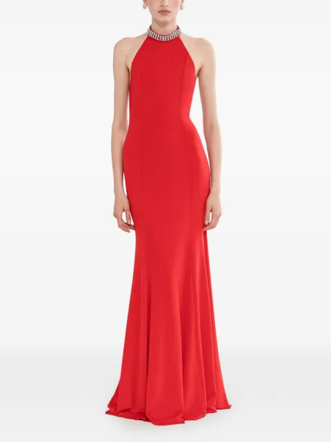 NISSA robe longue à dos ouvert