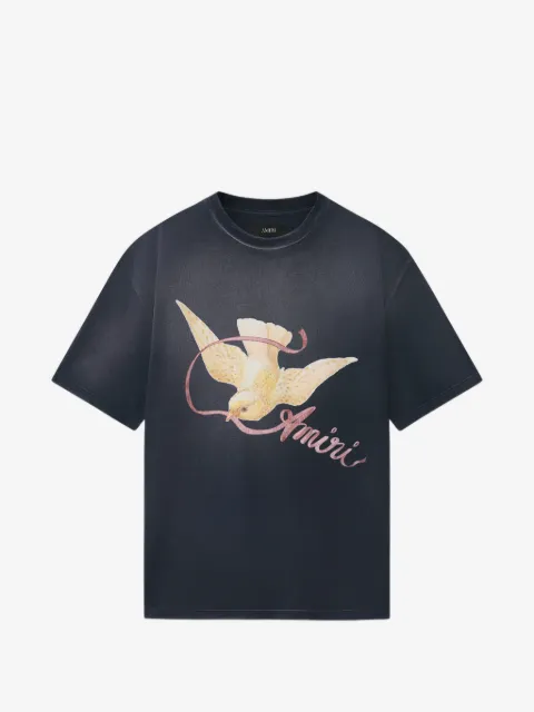 AMIRI bird-print oversized T-shirt