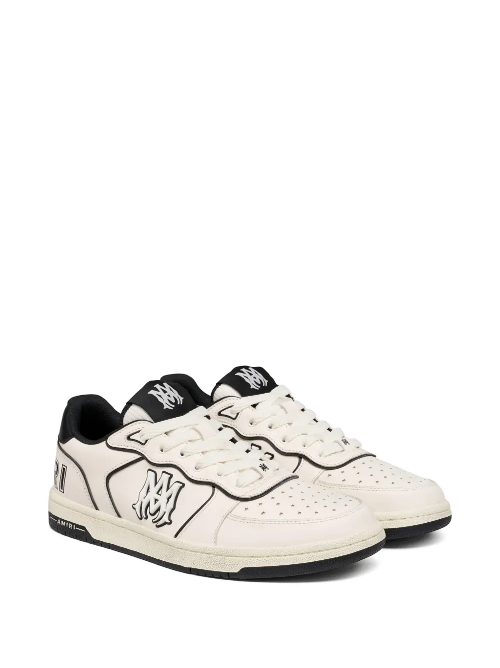 AMIRI Newport sneakers met logopatch Beige