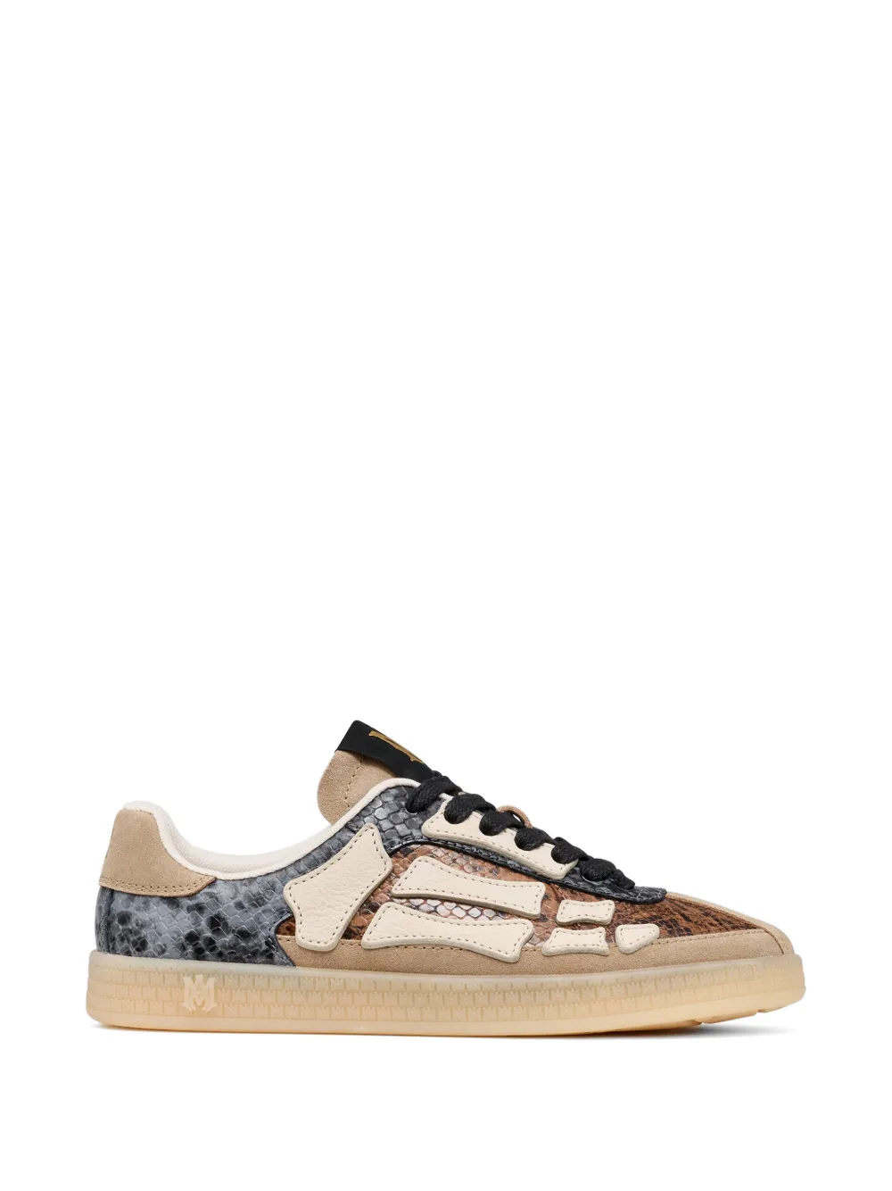 AMIRI Sneakers met slangen-reliëf Beige