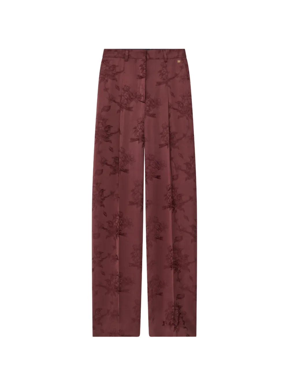 AMIRI Pantaloni a fiori con pieghe - Marrone