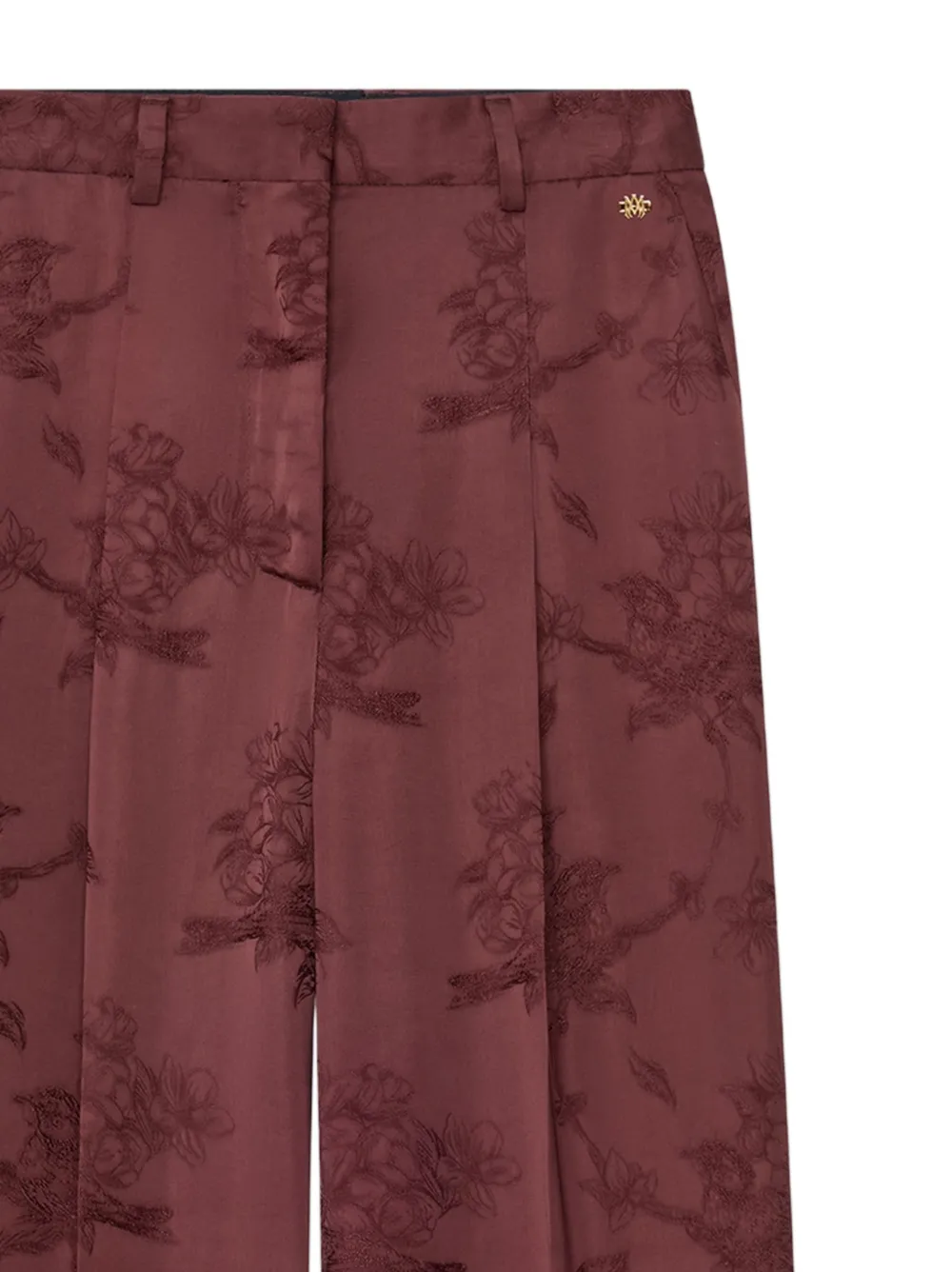 AMIRI Plooibroek met bloemen Bruin