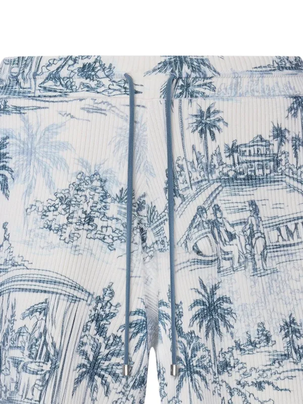 AMIRI palms-print Shorts | White | FARFETCH