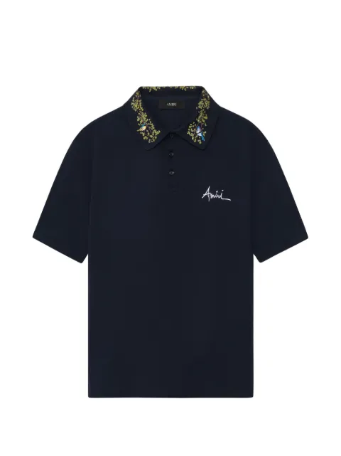 AMIRI polo à fleurs