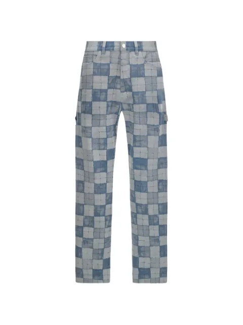 AMIRI check-pattern carpenter jeans