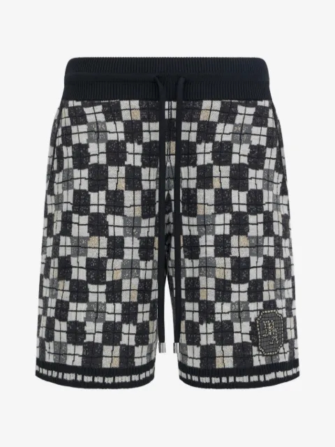 AMIRI short à carreaux