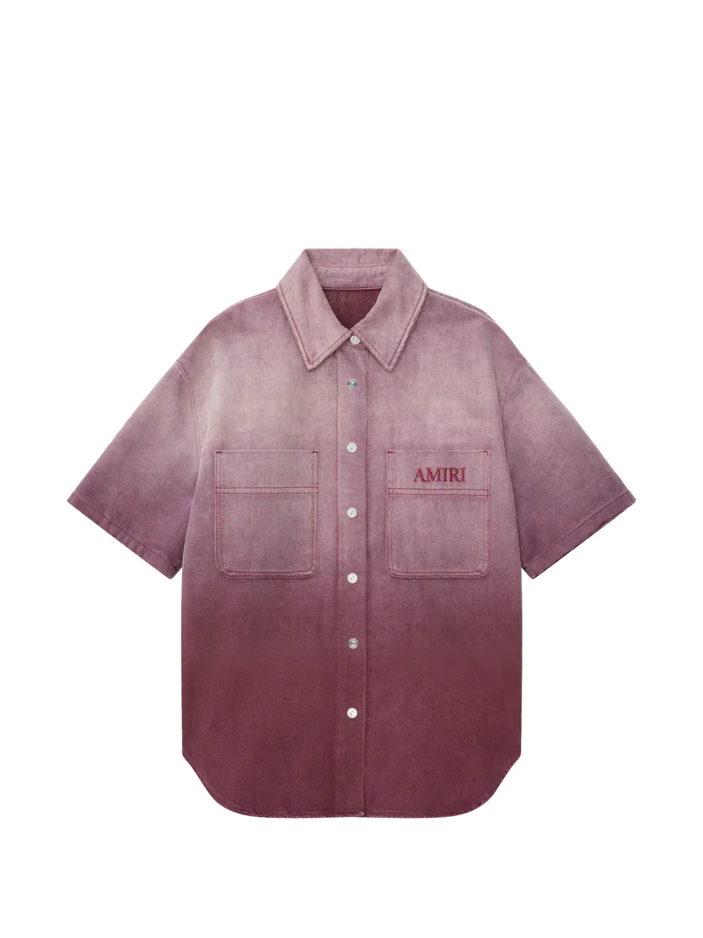 AMIRI gradient pocket shirt - Rosa