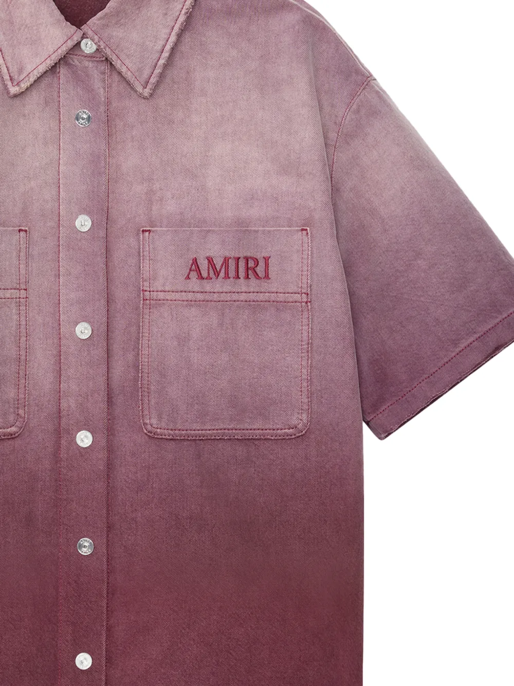  Amiri Gradient Pocket Shirt - Pink 