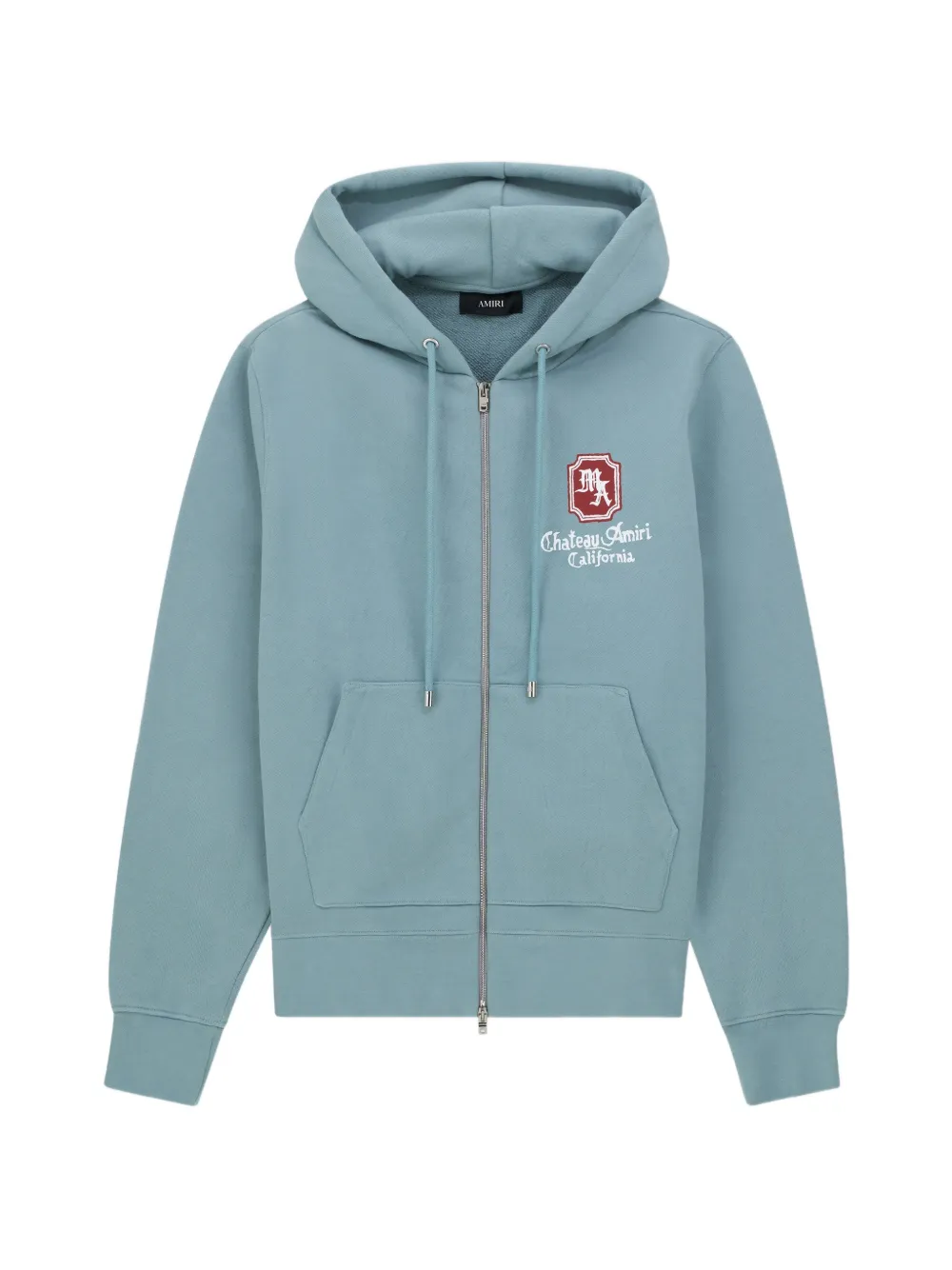AMIRI Kapuzenjacke mit Logo - Blau