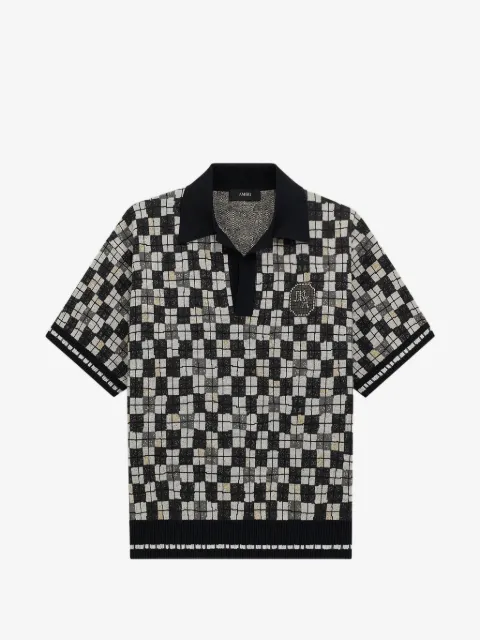 AMIRI Chateau crest skate polo shirt