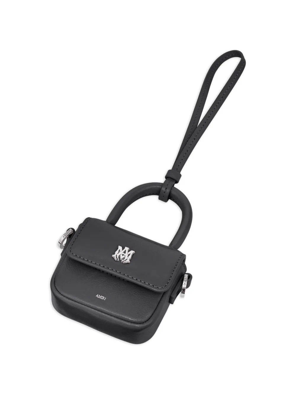  Amiri Logo-plaque Charm - Black 