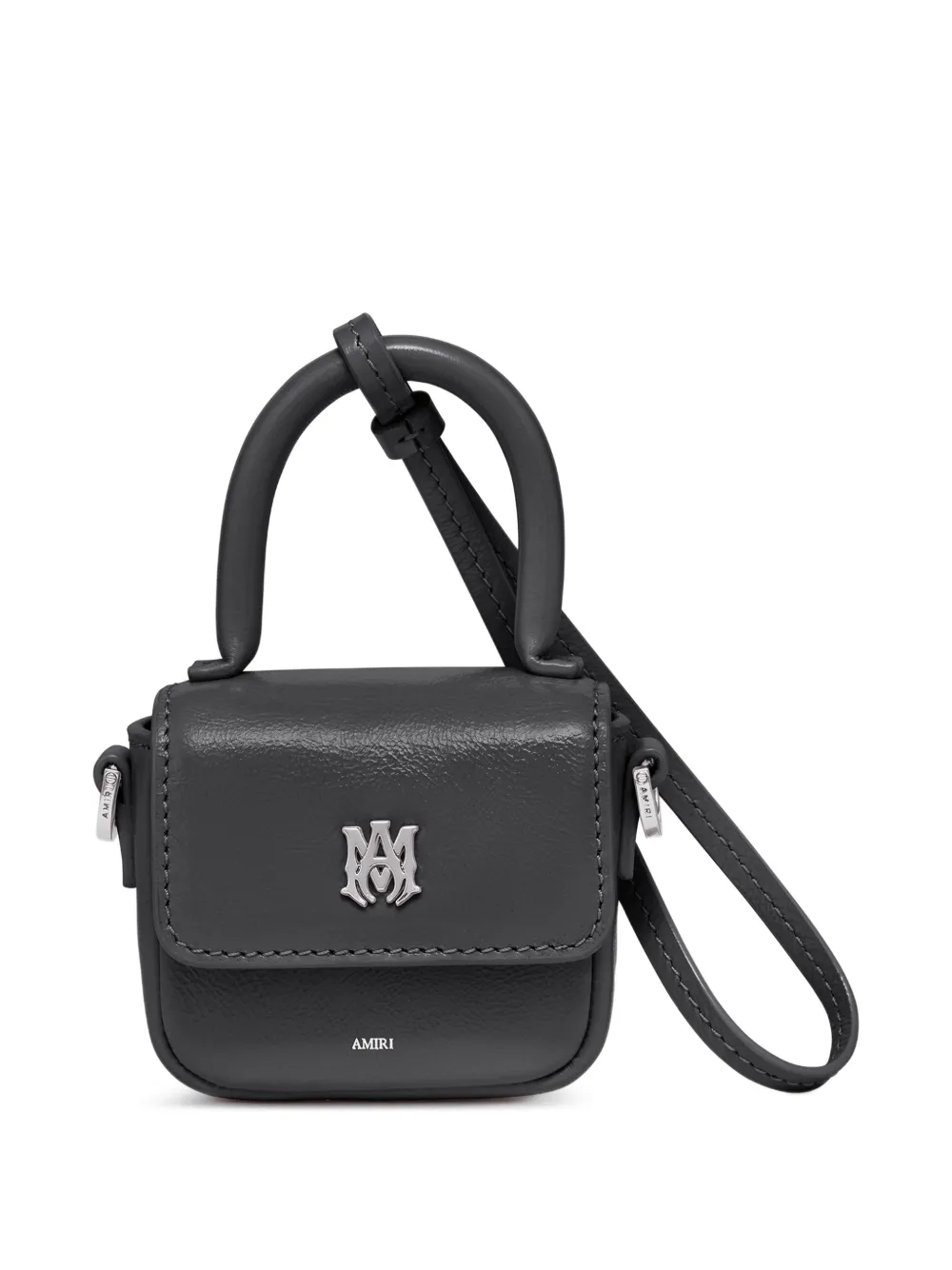  Amiri Logo-plaque Charm - Black 