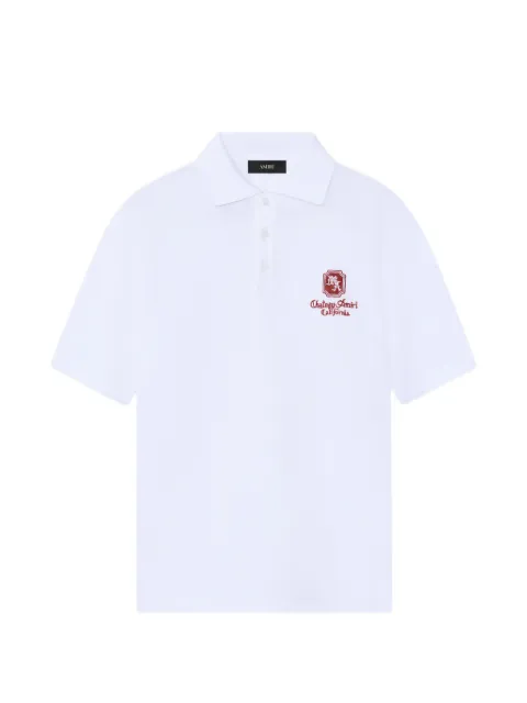 AMIRI embroidered polo shirt