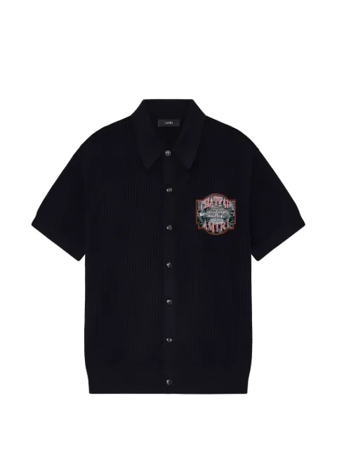 AMIRI crochet oversized shirt