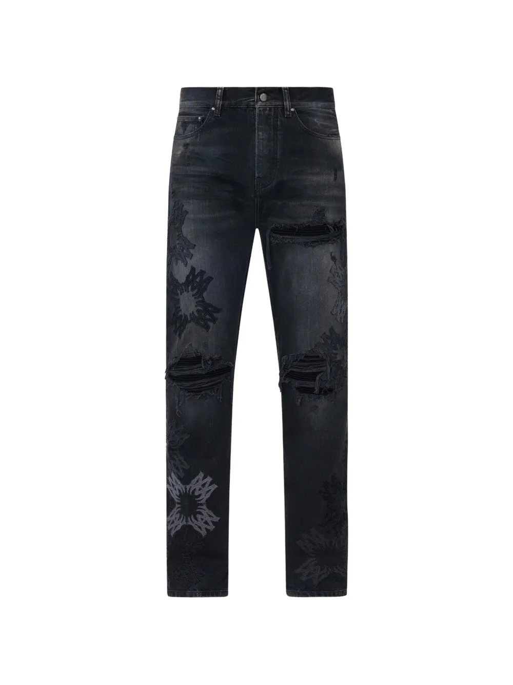 AMIRI Ma Quad distressed-effect jeans - Nero