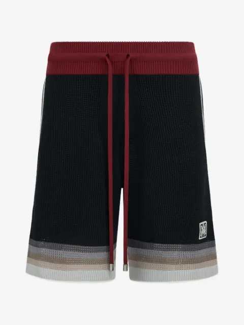 AMIRI Ma Sport striped knitted shorts