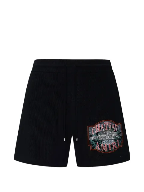 AMIRI logo-graphic shorts