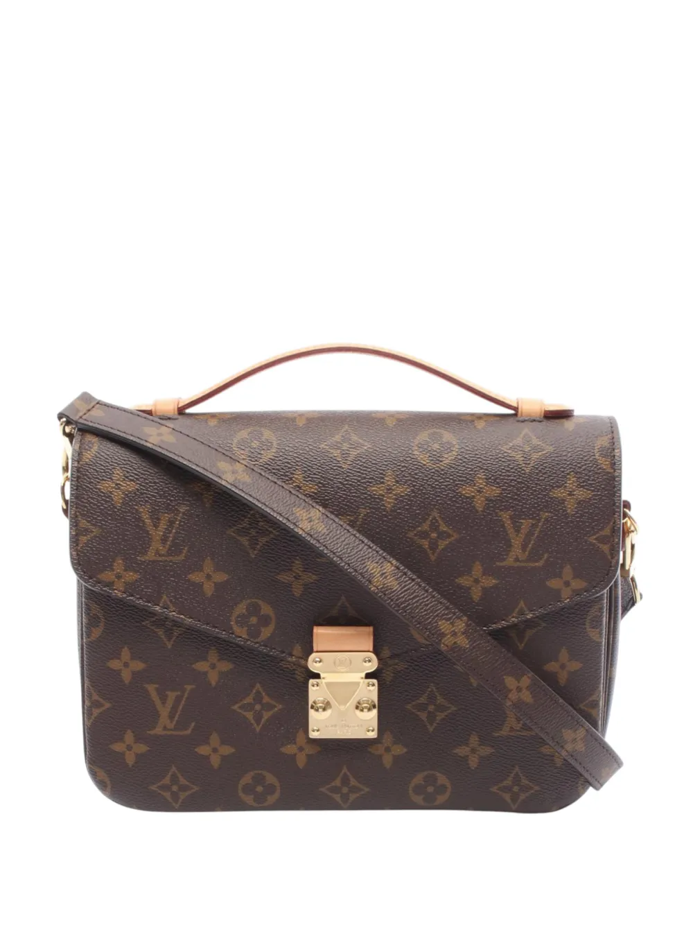 Louis Vuitton Pre-Owned 2021-2026 Monogram Pochette Metis satchel - Marrone