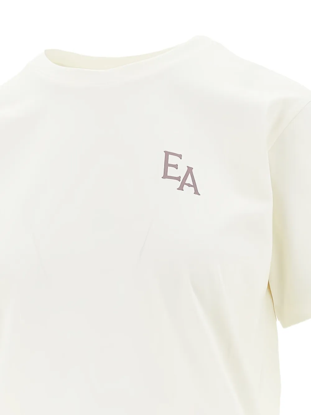 Emporio Armani T-shirt met logo Beige