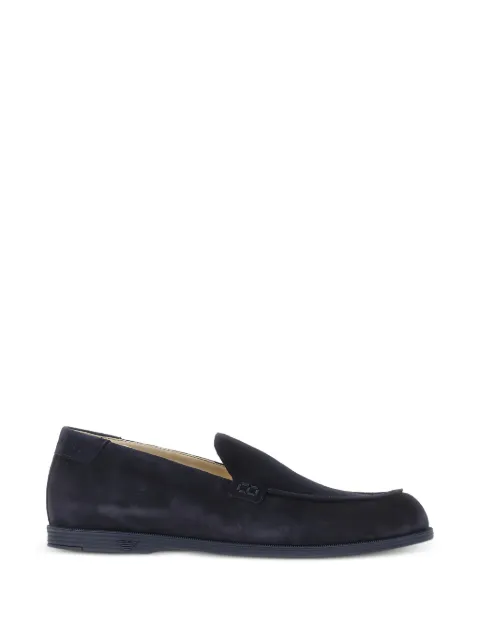Emporio Armani embossed-logo loafers