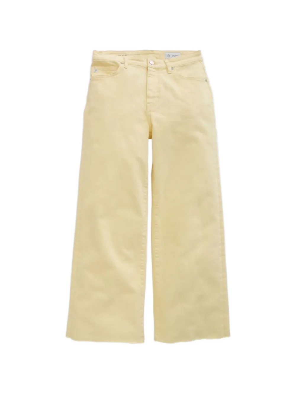 AG Jeans Saige wide-leg crop jeans - Giallo