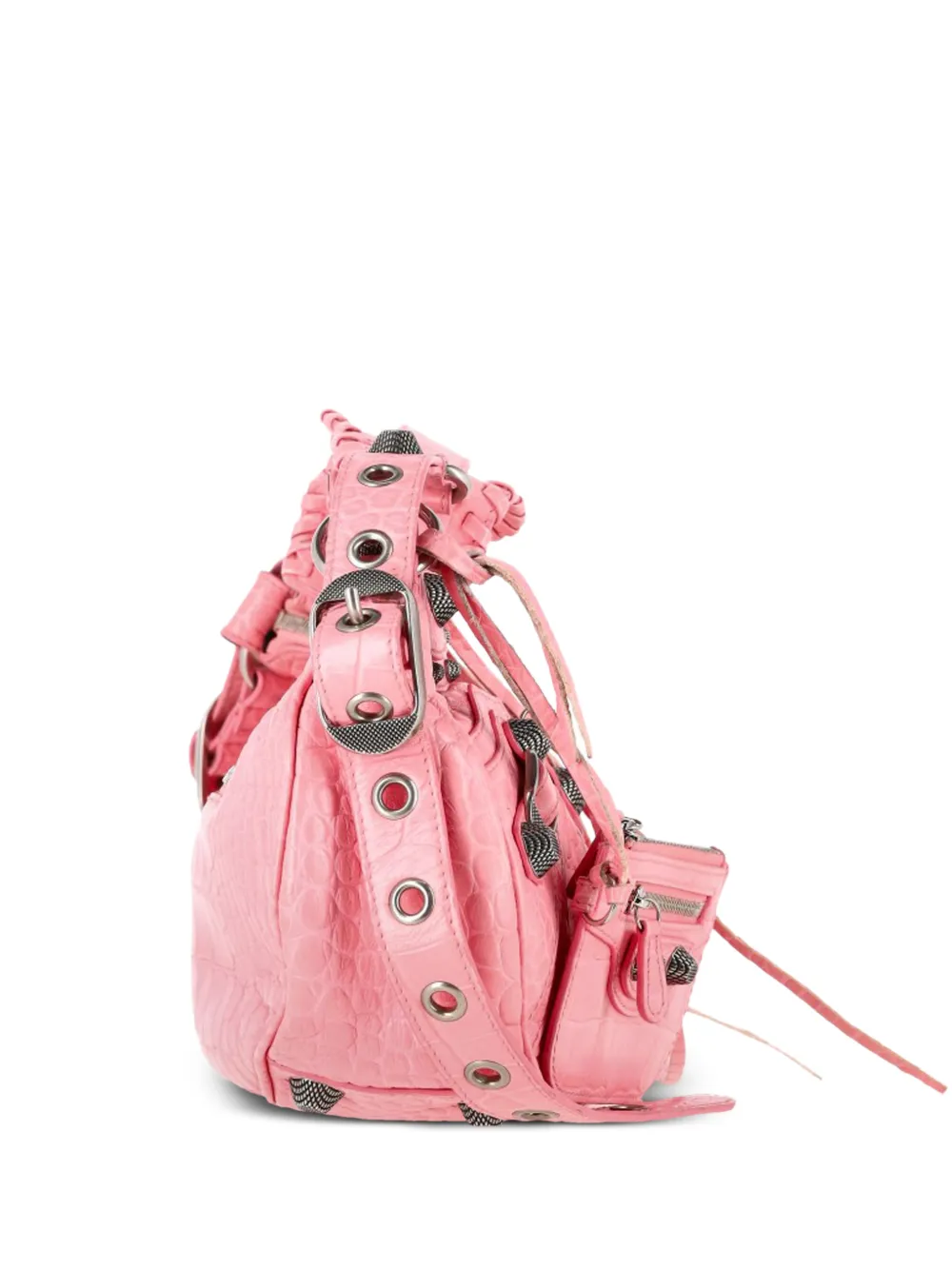 Balenciaga Pre-Owned small Le Cagole leather shoulder bag - Rosa