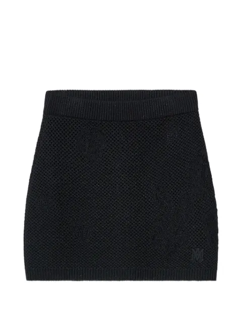AMIRI falda corta de crochet