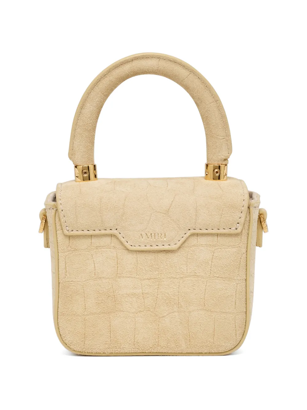  Amiri Suede Mini Bag - Neutrals 