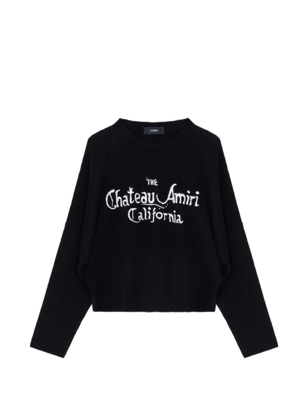 Amiri Chateau Amiri Sweater in Black
