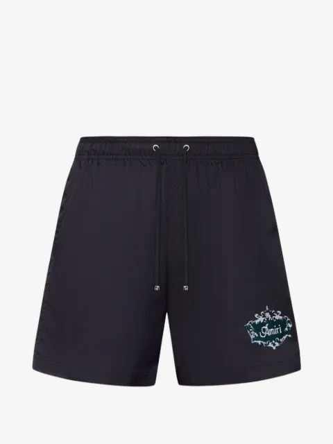 AMIRI shorts de playa con distintivo