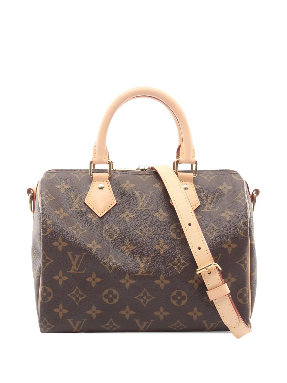 Louis Vuitton Pre-Owned 2021-2026 Monogram Speedy Bandouliere 25 satchel - Marrone