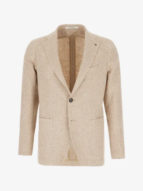 Tagliatore Blazer monopetto con motivo a spina di pesce