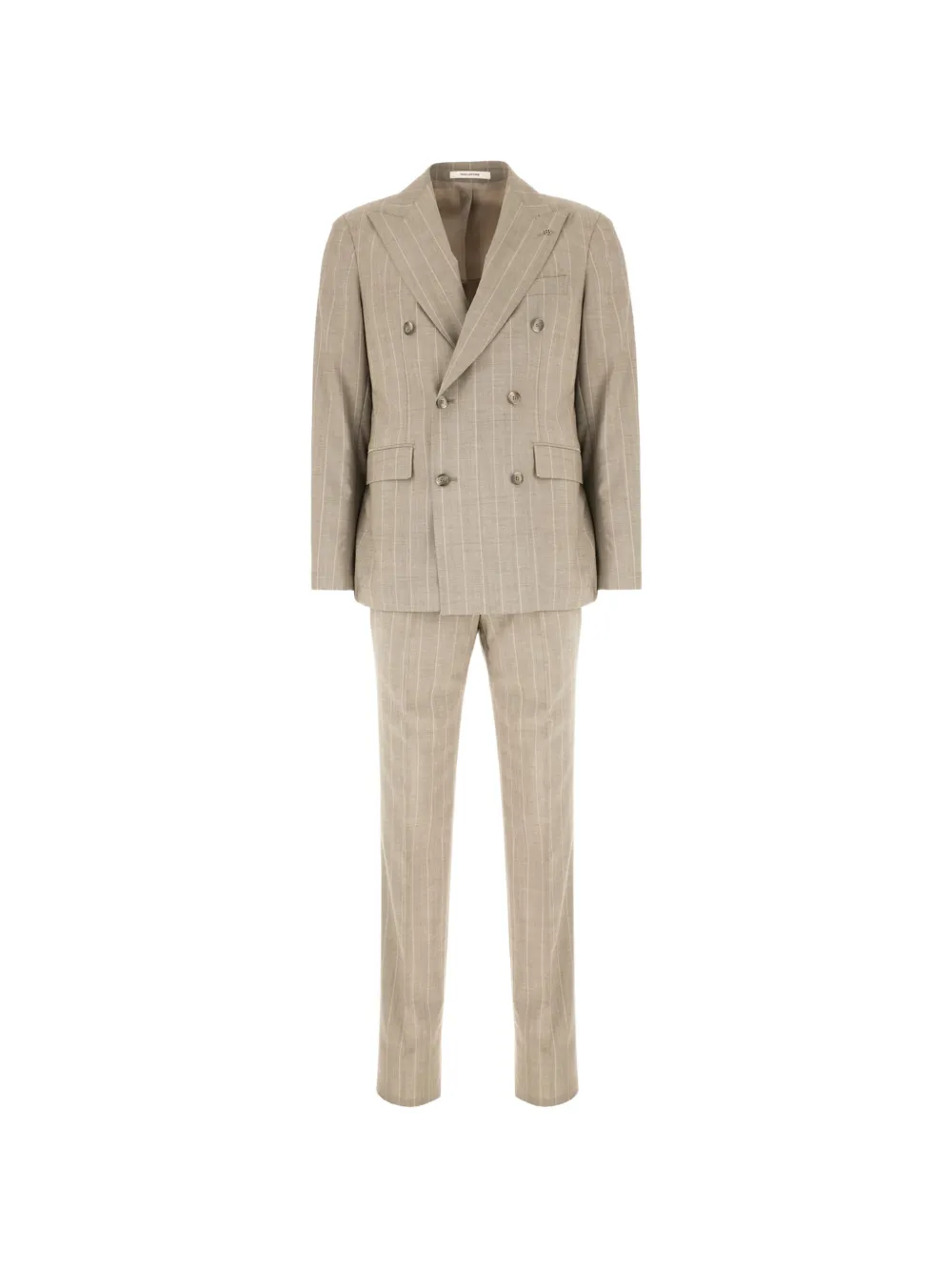 Tagliatore pinstripe-pattern double-breasted suit - Toni neutri