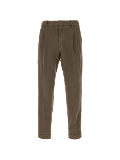 PT Torino button herringbone trousers