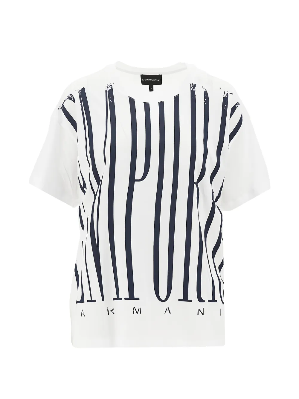 Emporio Armani graphic-print T-shirt - Bianco