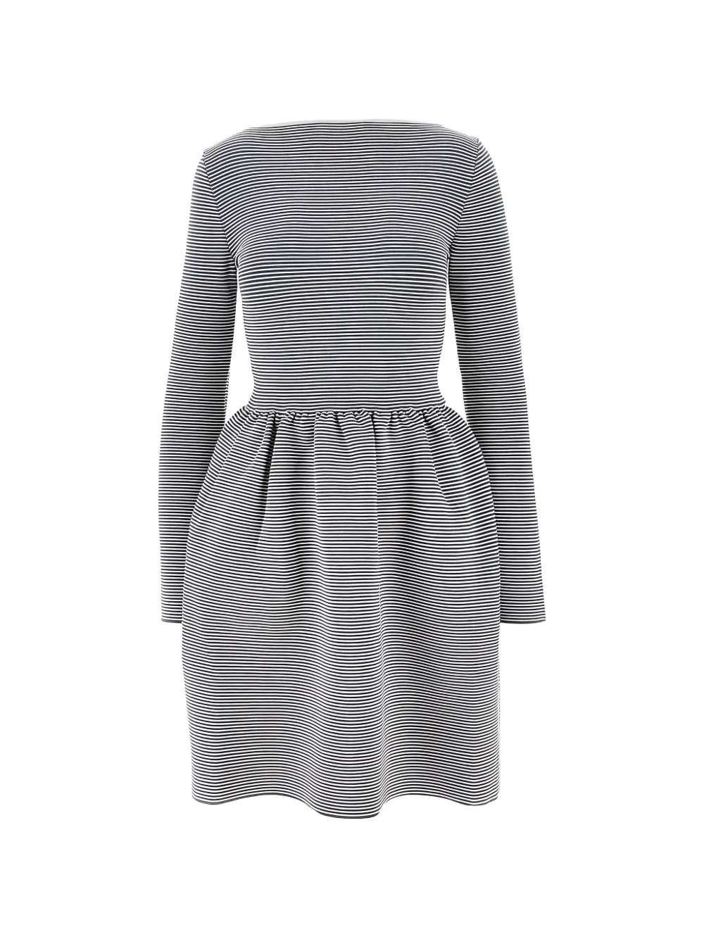 Emporio Armani striped mini dress - Grigio