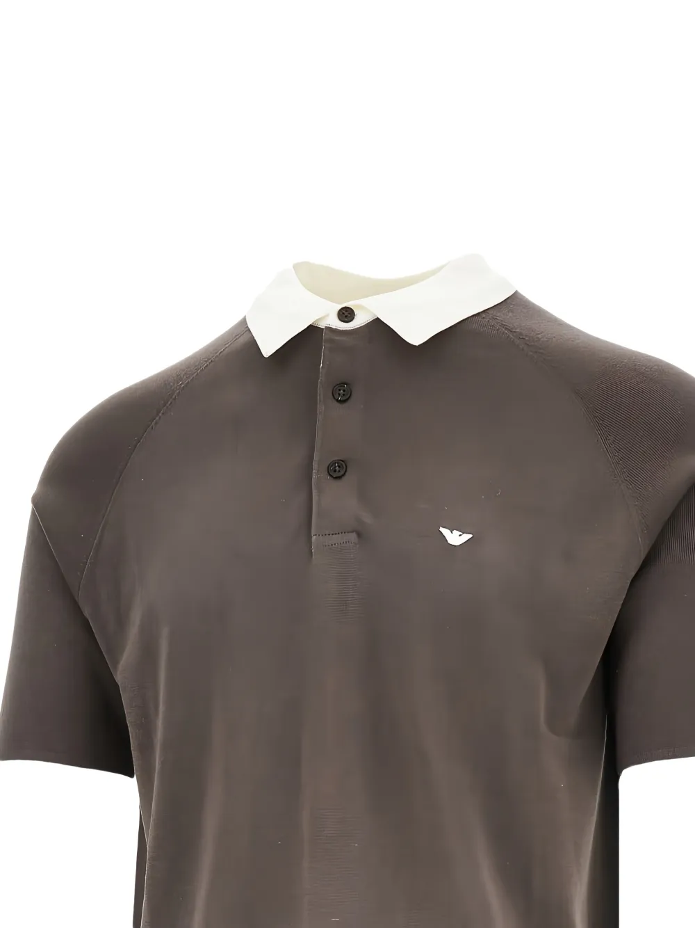 Emporio Armani Mag poloshirt met kraag Bruin