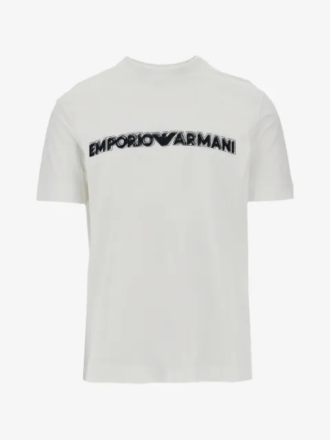 Emporio Armani playera con logo estampado