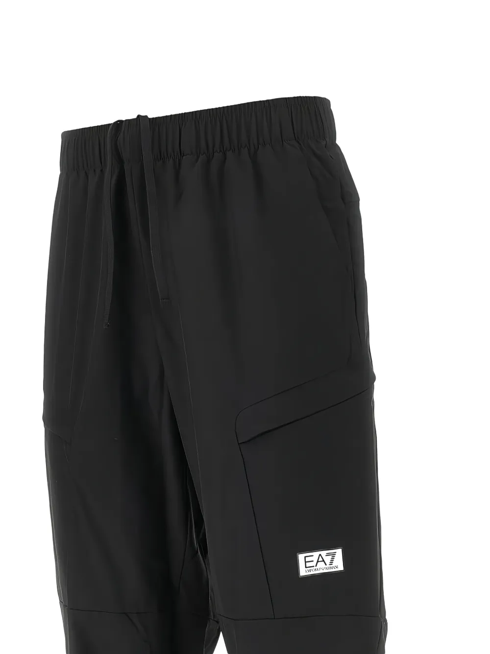 Ea7 Emporio Armani Trainingsbroek met trekkoord Zwart